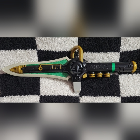 Vintage 1994 Bandai Power Rangers Green Ranger JDF Dragon Dagger Flute - Picture 3 of 3